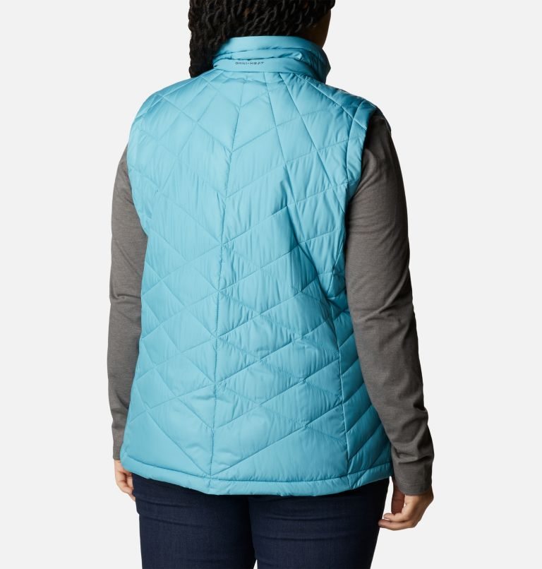 Women's Columbia Heavenly Vest Turquoise | Plus Size CA-FL3C4